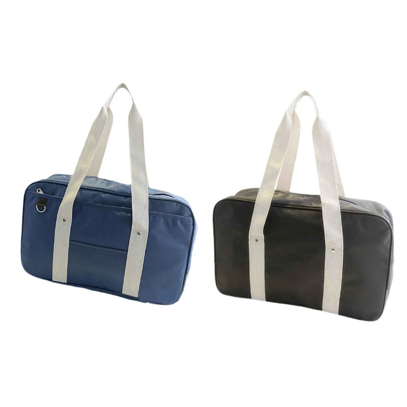 JK Uniform Bag with Zipper Fashion for Cosplay Top Handle Anime Shoulder Bag Blue