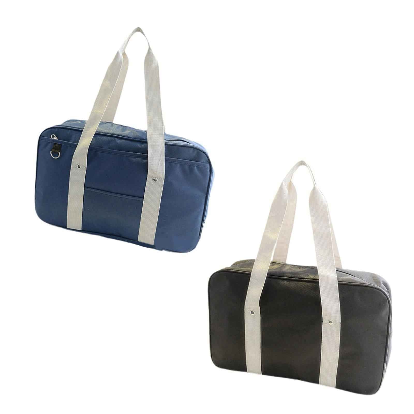 JK Uniform Bag with Zipper Fashion for Cosplay Top Handle Anime Shoulder Bag Blue