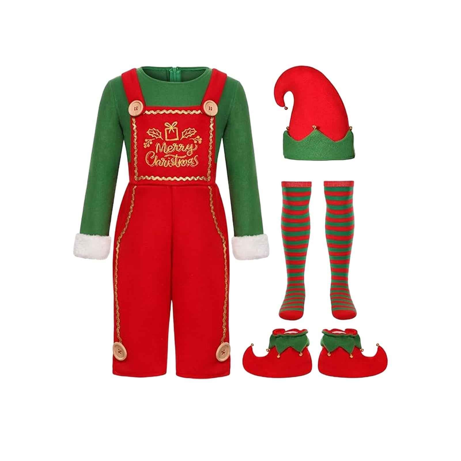 Christmas Costume Children Kids Clothes Set for Role Playing Festivals Party for Boys 110
