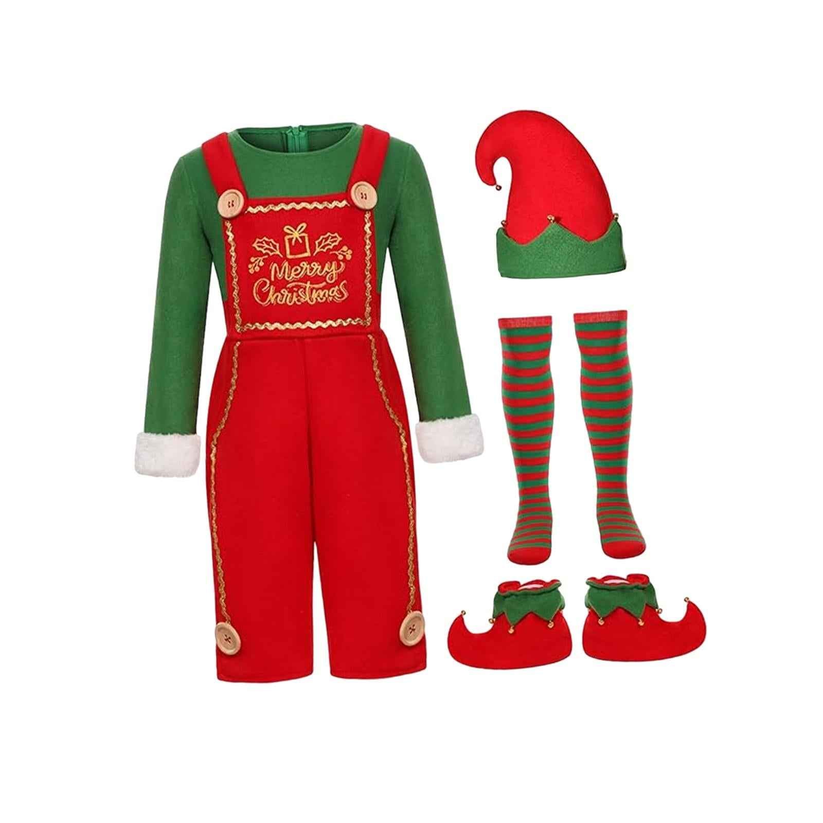 Christmas Costume Children Kids Clothes Set for Role Playing Festivals Party for Boys 110