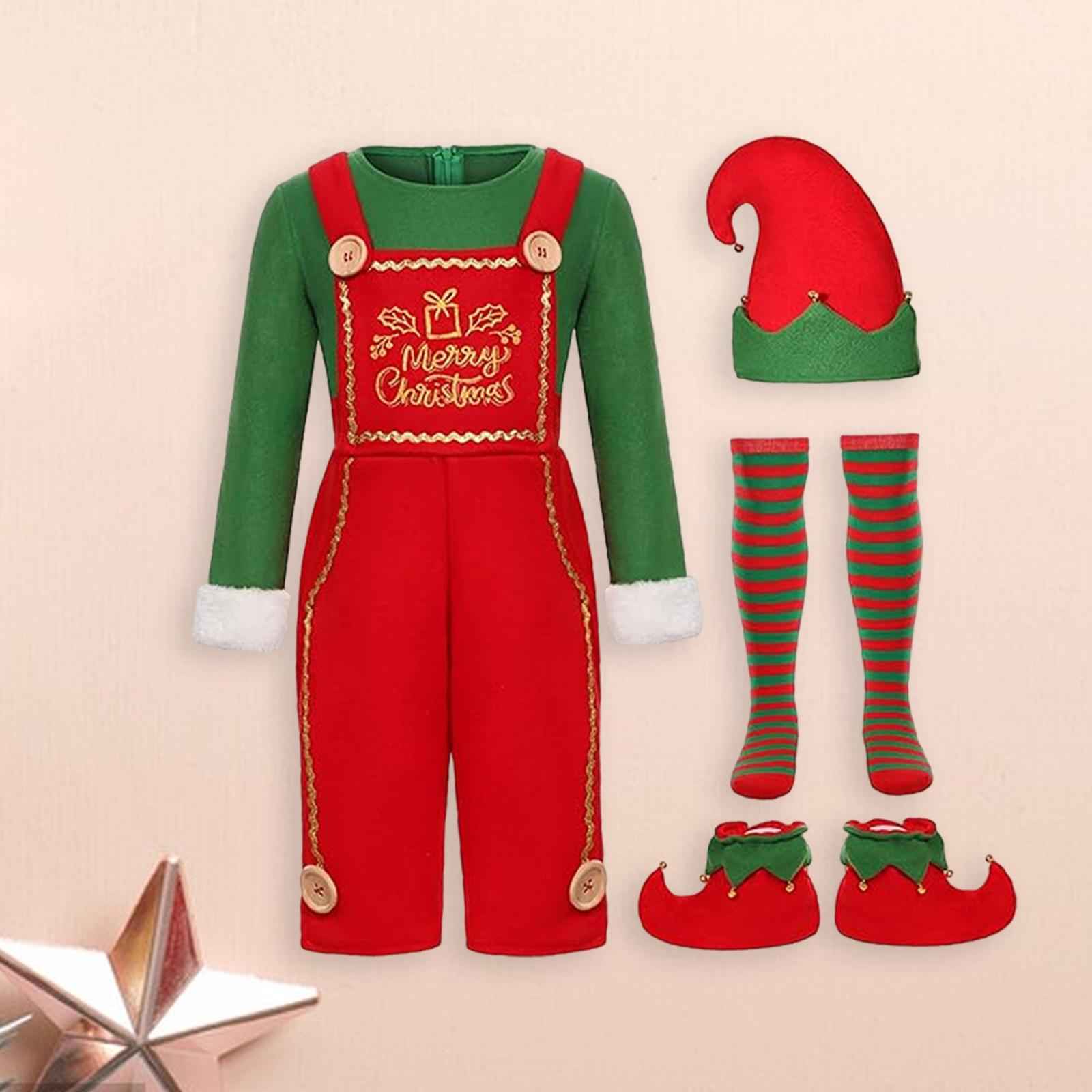 Christmas Costume Children Kids Clothes Set for Role Playing Festivals Party for Boys 110
