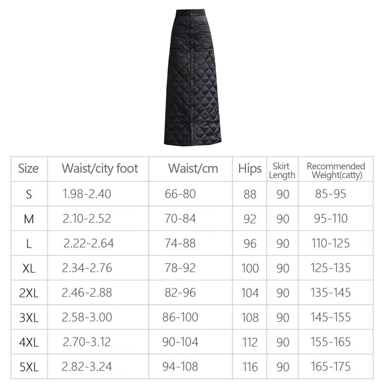Women Down Skirt Soft Windproof High Waist for Dating Commuting Themed Party L