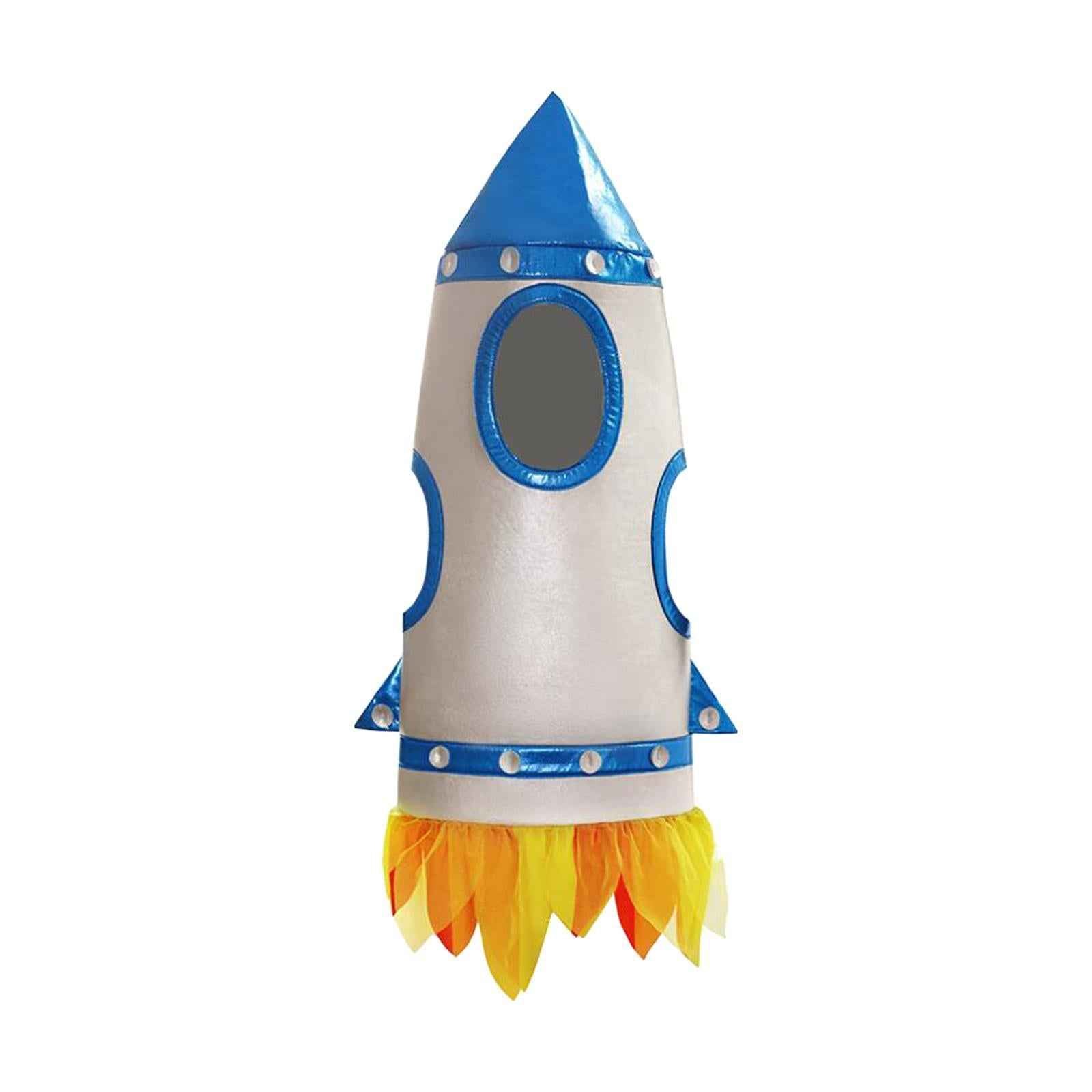 Rocketship Costume for Kids Funny Suit Bodysuit for Party Halloween Festival M