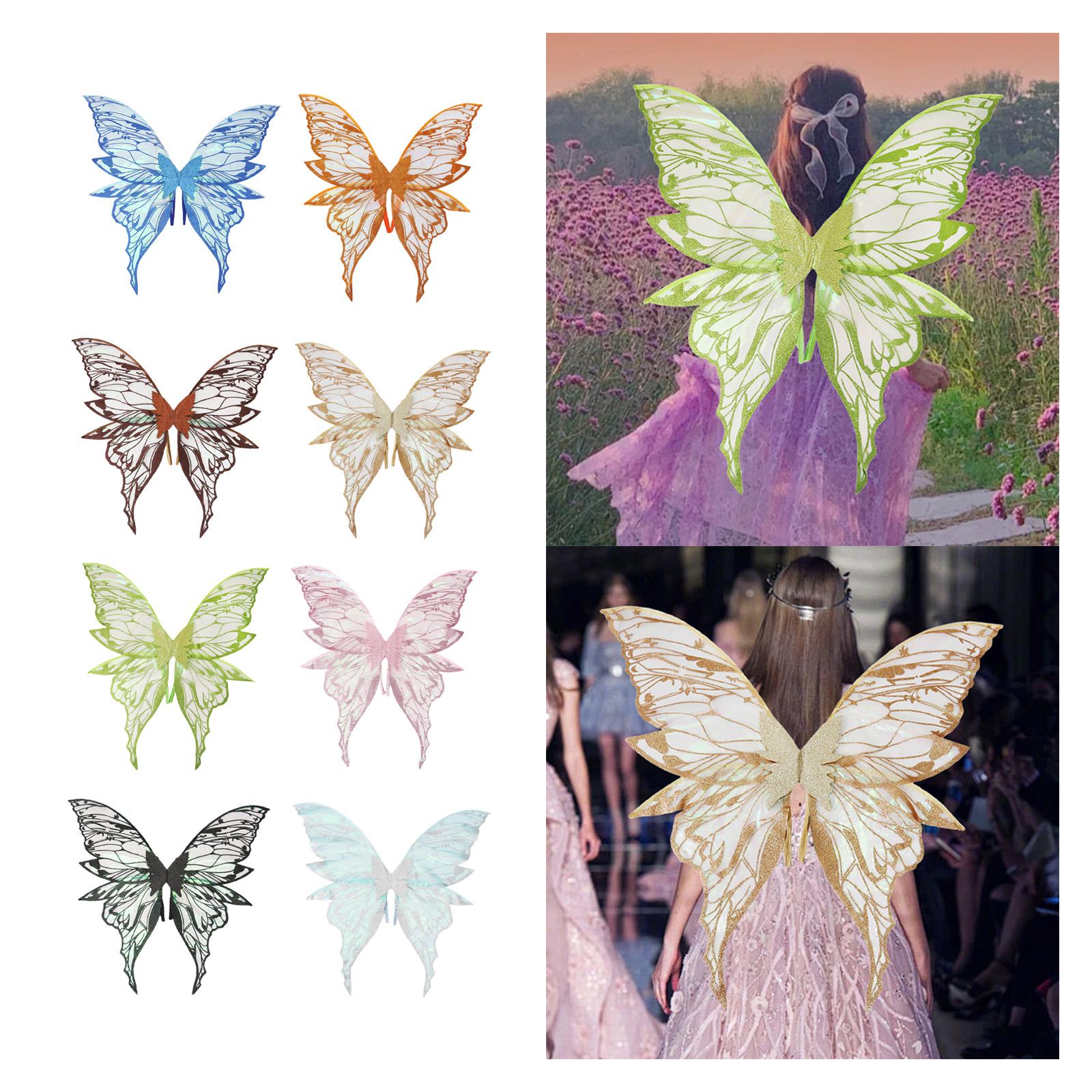 Butterfly Wing Lightweight Fairy Wing for Festival Role Play Masquerade Blue