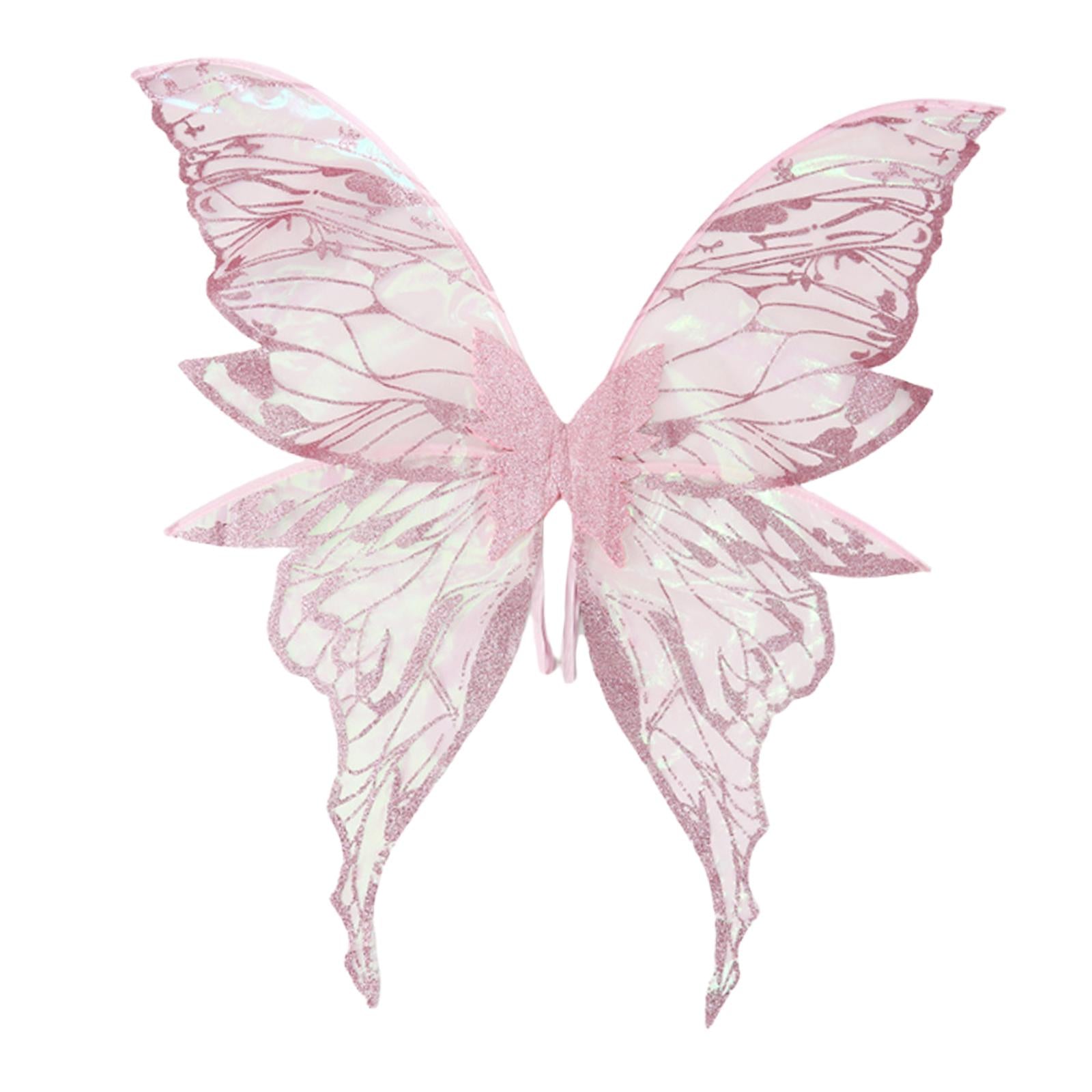 Butterfly Wing Lightweight Fairy Wing for Festival Role Play Masquerade Pink