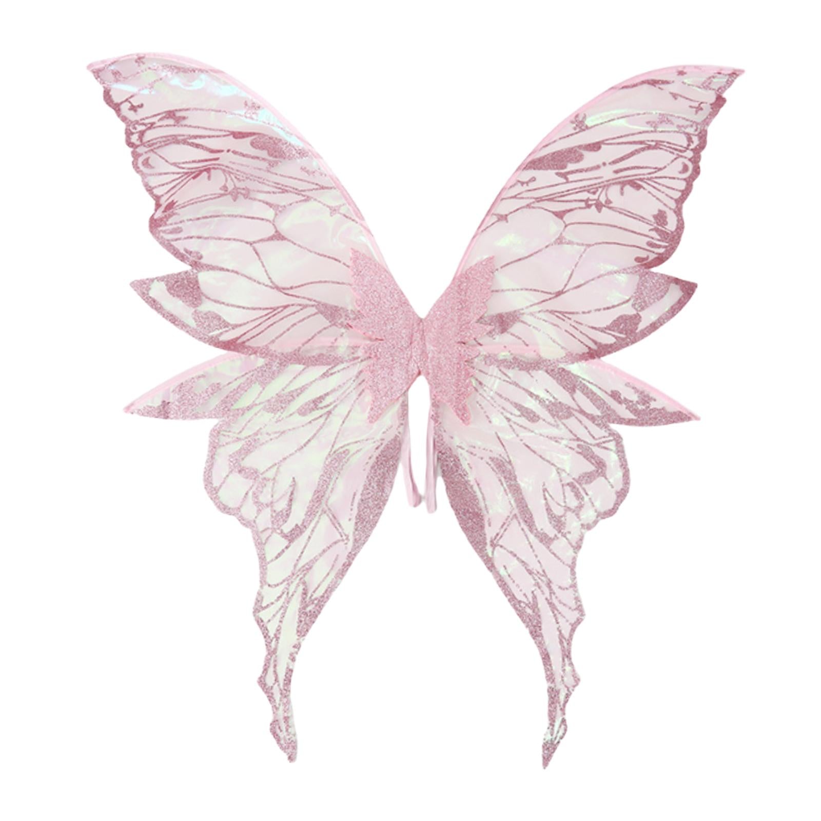 Butterfly Wing Lightweight Fairy Wing for Festival Role Play Masquerade Pink