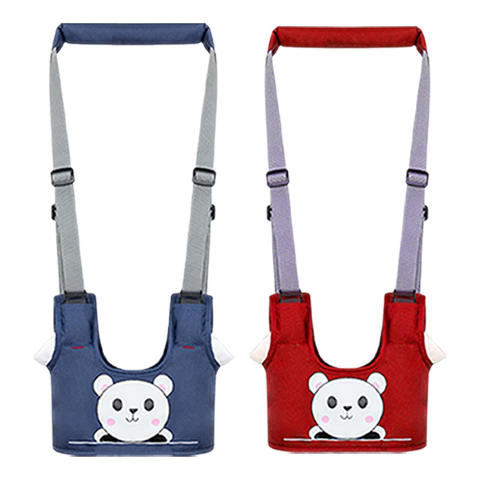 Baby Walking Harness Adjustable Learning Portable Kids Walk Helper for Child Red