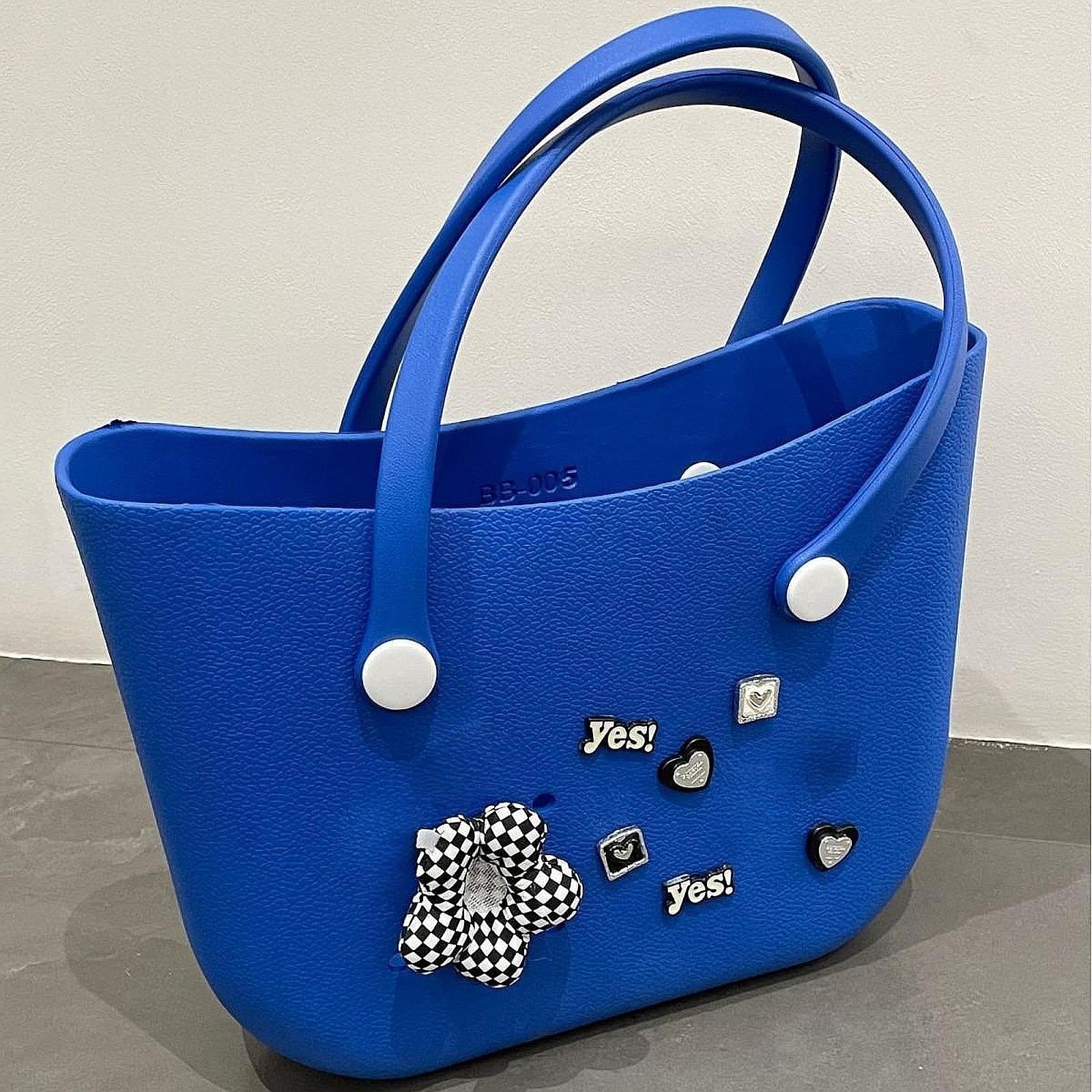 Beach Handbag Trendy Portable EVA Perforated Bag for Gym Birthday Gift Trips