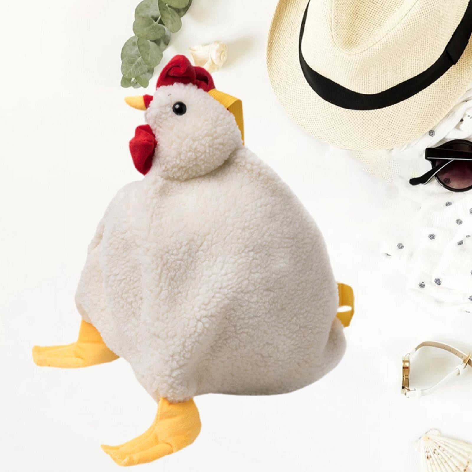 Chick Plush Shoulder Bag Large Capacity Clutch Bag for Travel Events Wedding
