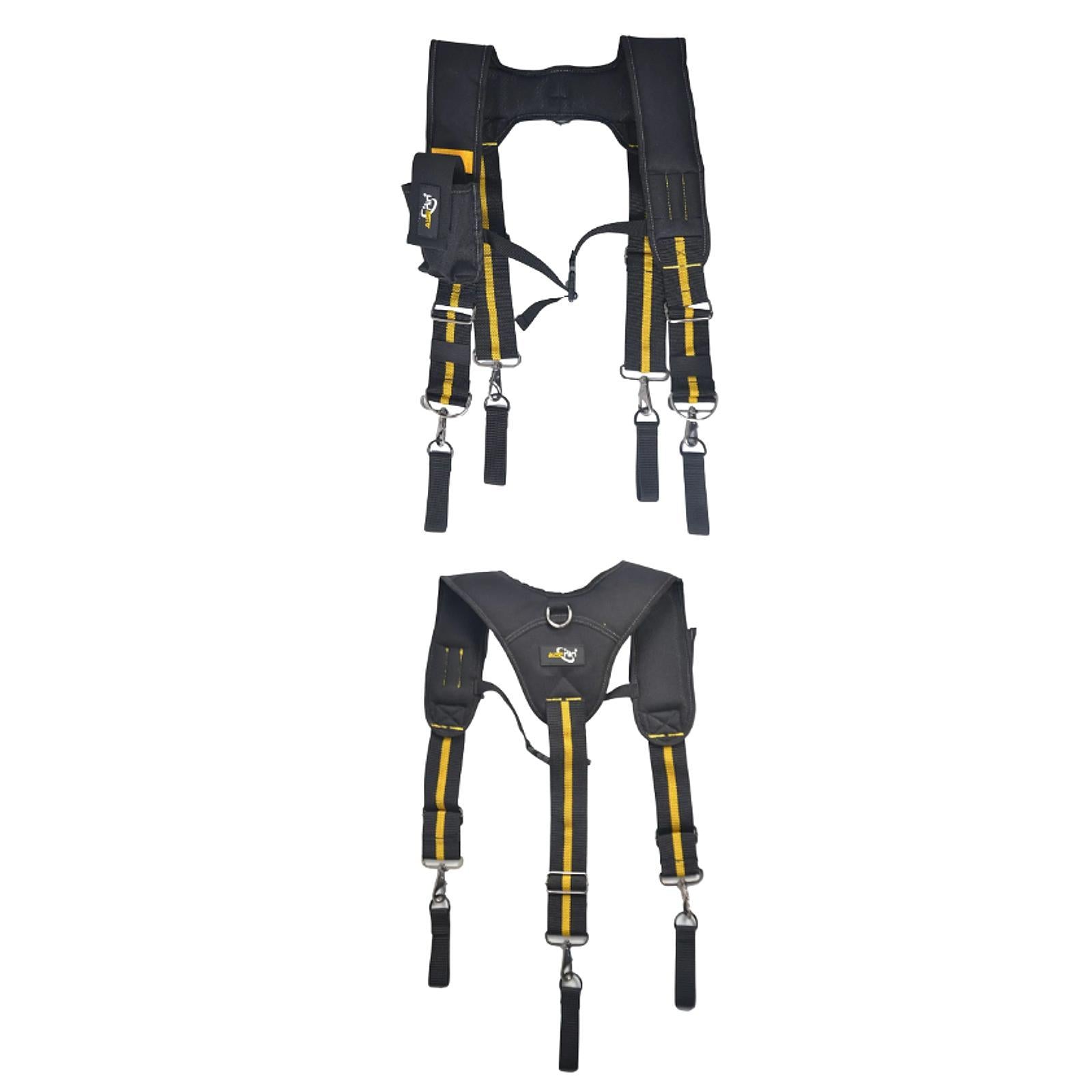 Men Tool Belt Suspender Tool Hanging Work Belt Brace for Construction Roofer H Type