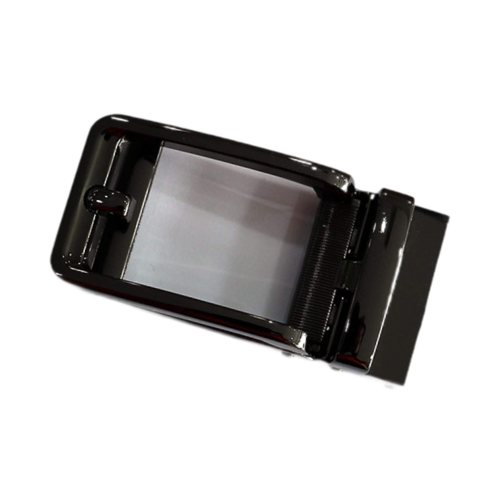 Men Ratchet Belt Buckle Compact Slide Belt Accessory Alloy Belt Strap Buckle