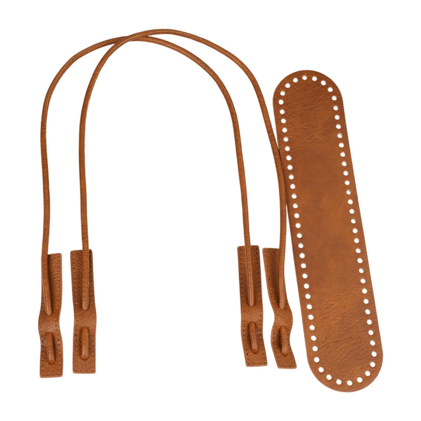 PU Leather Bag Knitting Set DIY for Enthusiasts Crossbody Purse Professional Brown