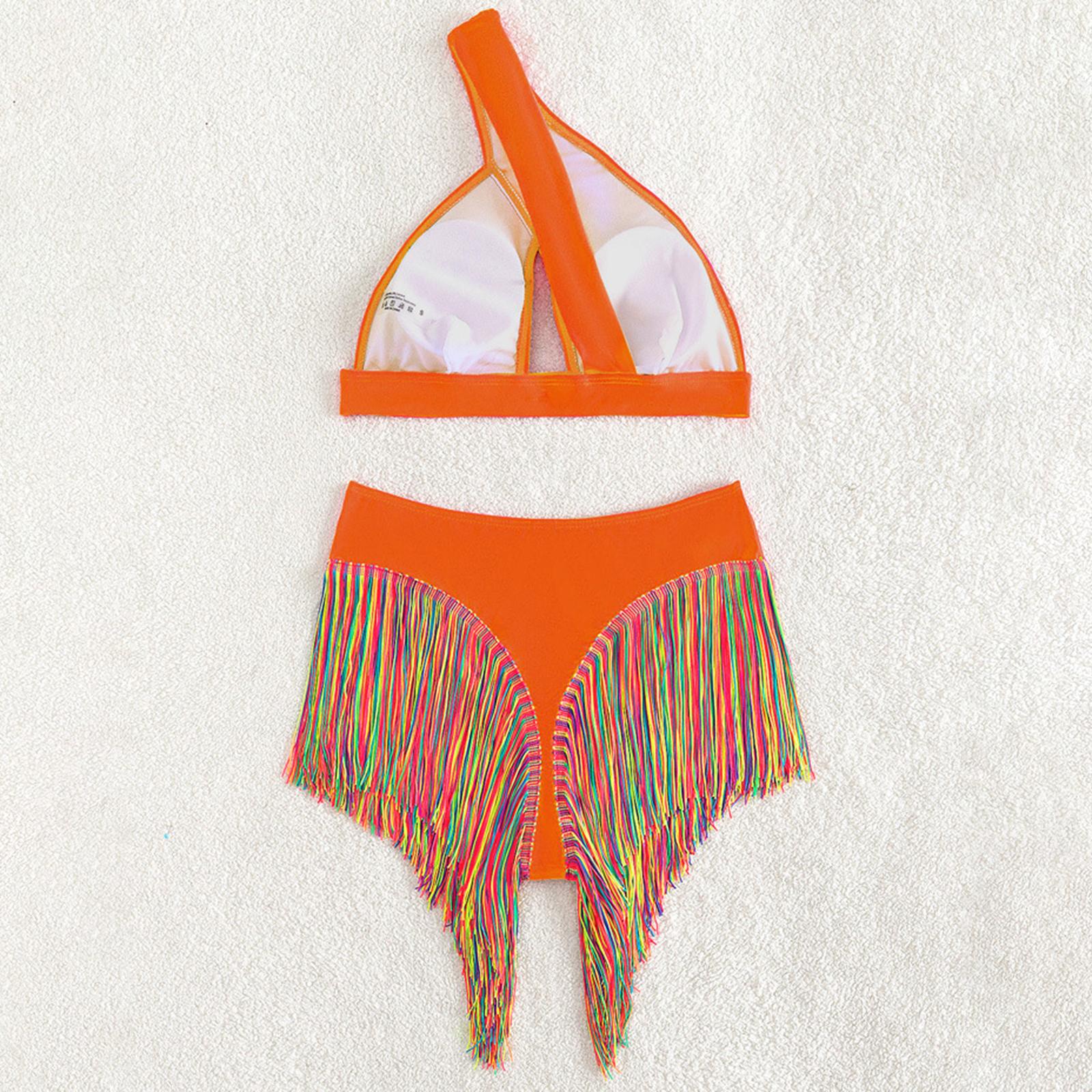Womens Bikini Set Nylon Swimsuit for Water Activities Swimming Pool Vacation S