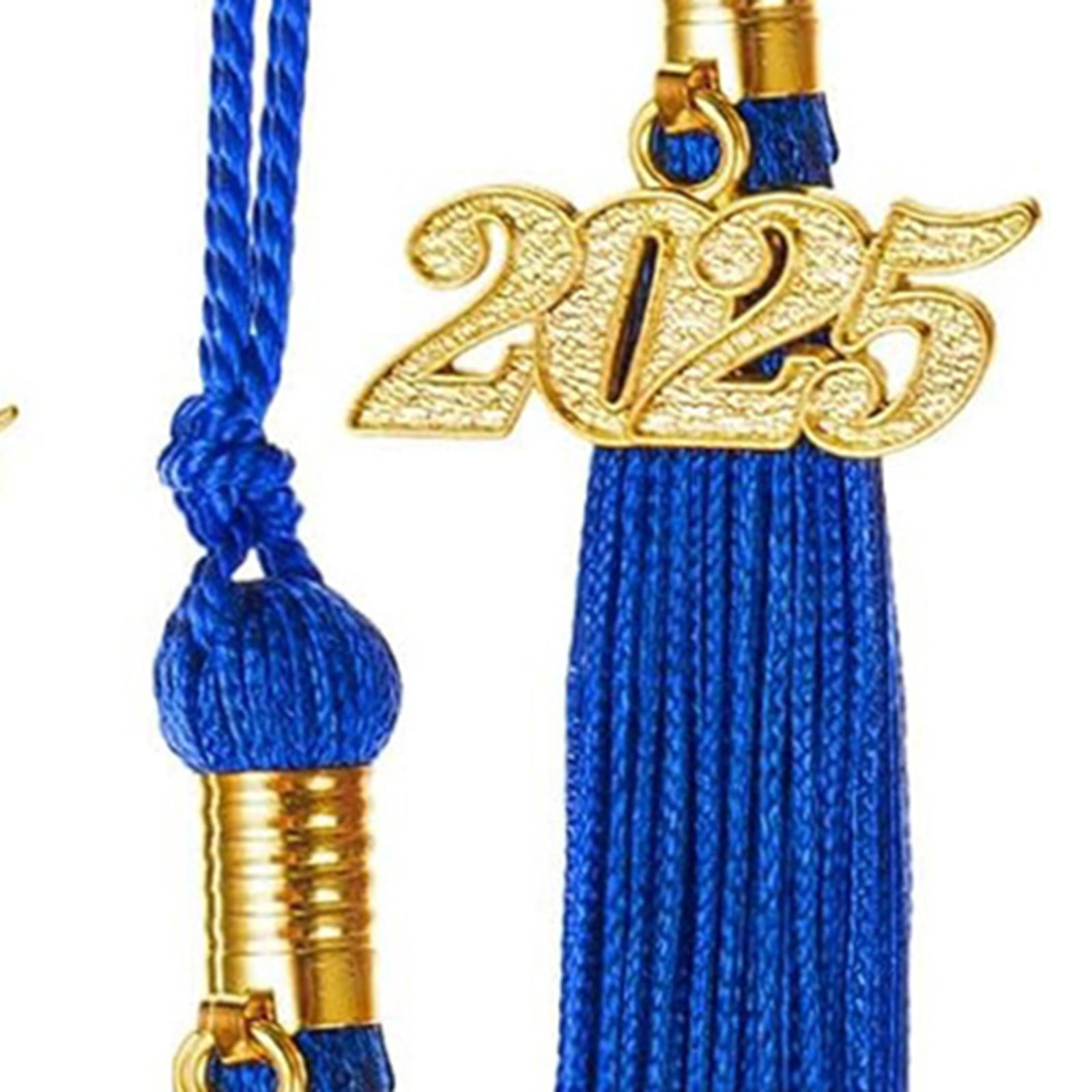 10Pcs Graduation Tassels 2025 Souvenir Party Supplies Graduation Cap Tassels blue