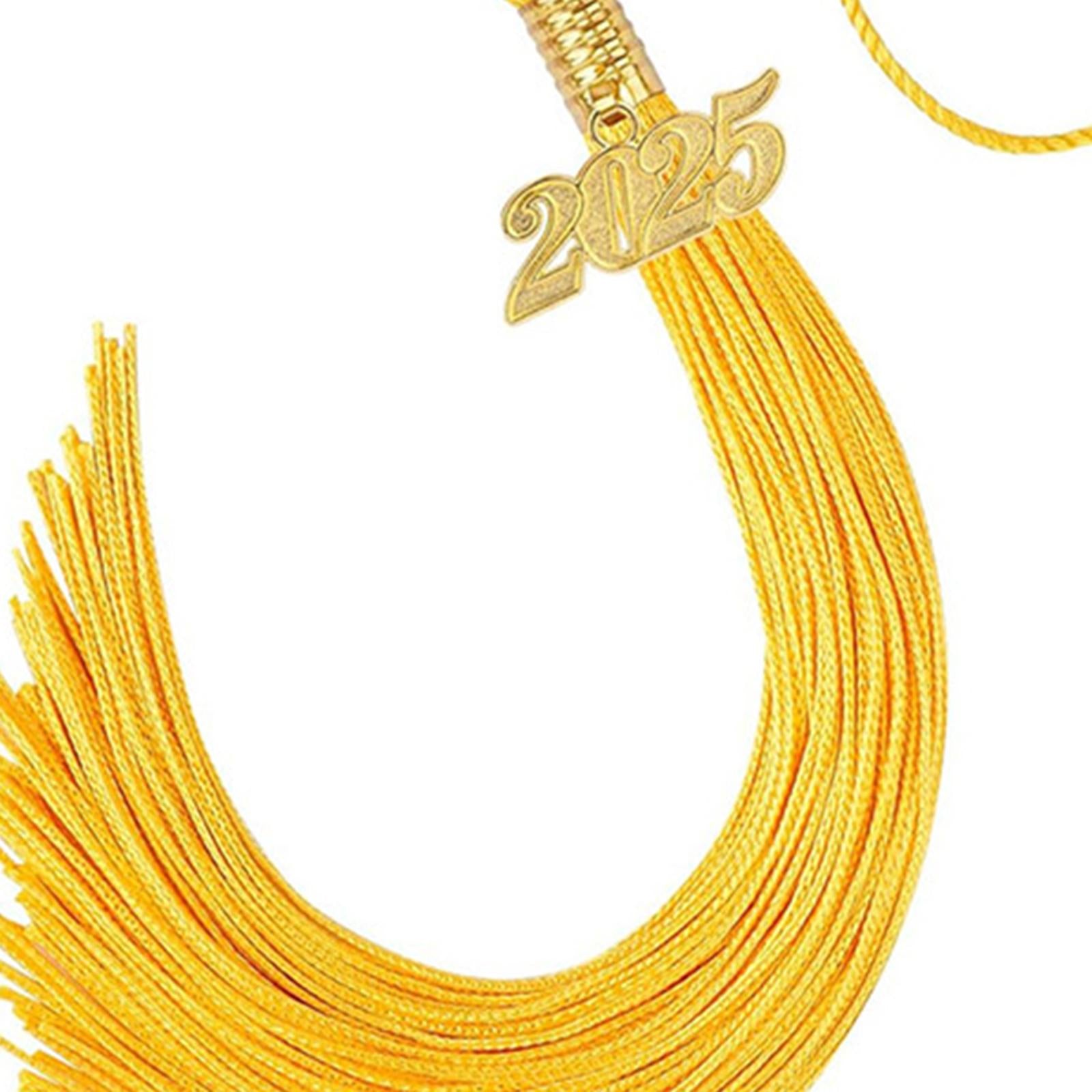 10Pcs Graduation Tassels 2025 Souvenir Party Supplies Graduation Cap Tassels gold