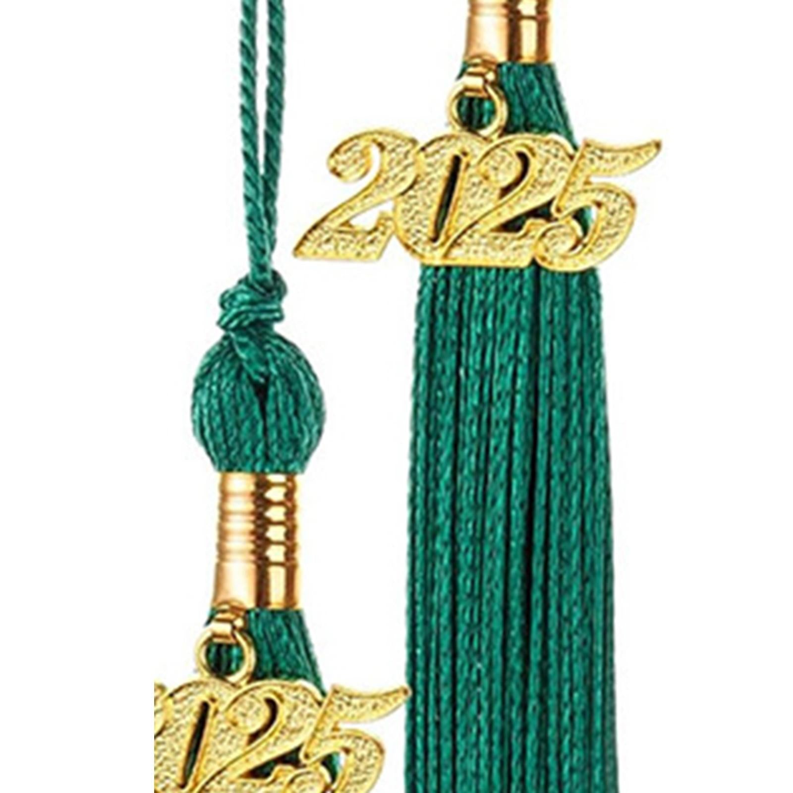 10Pcs Graduation Tassels 2025 Souvenir Party Supplies Graduation Cap Tassels green