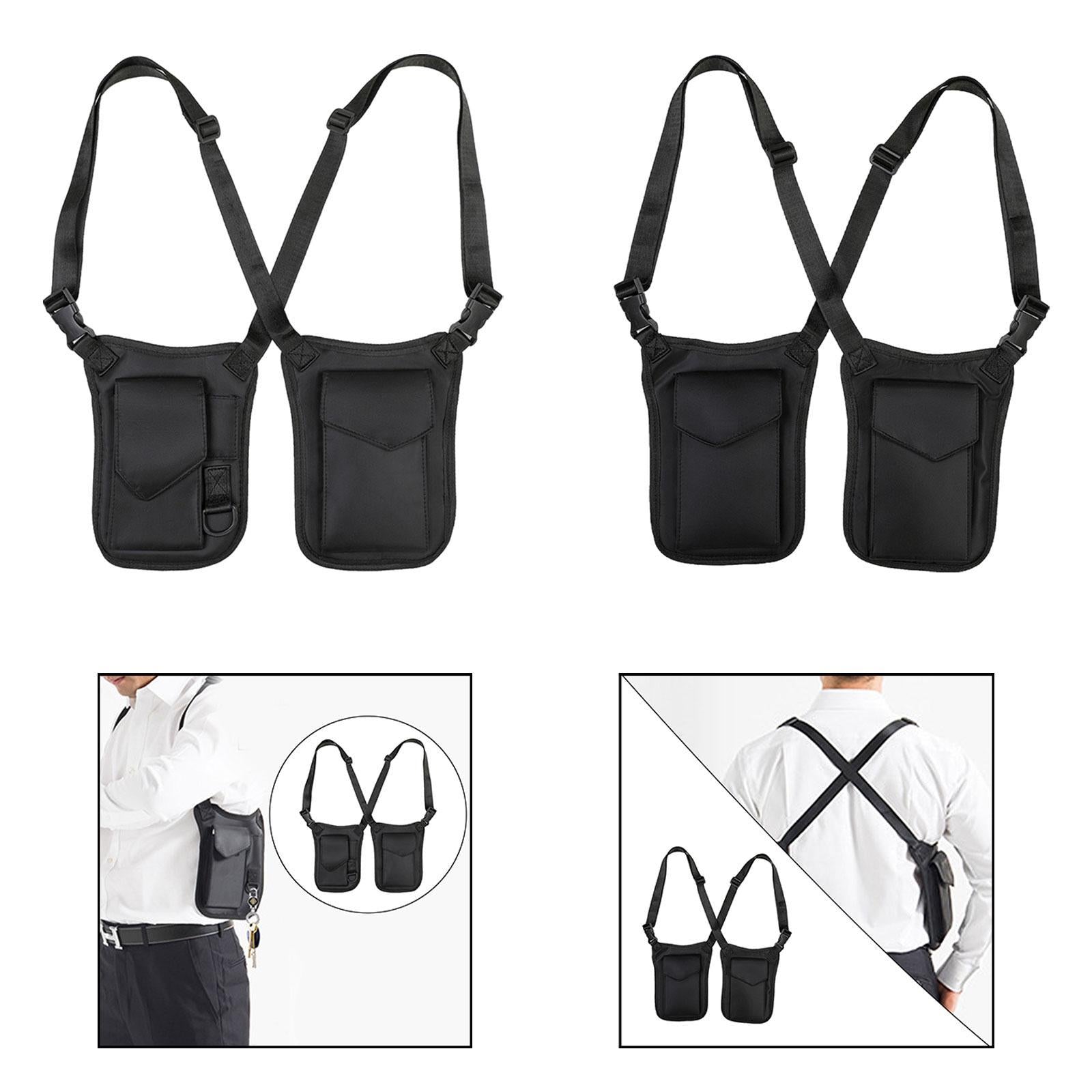 Hidden Underarm Shoulder Bag Fashion Pack Pocket for Shopping Outdoor Hiking With Keychain Buckle