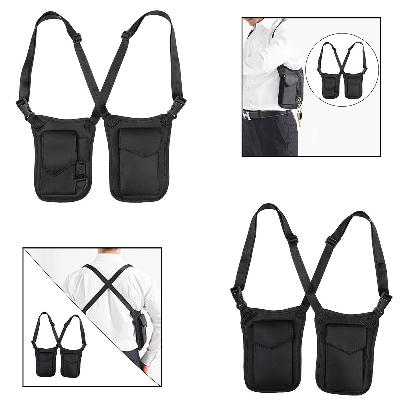 Hidden Underarm Shoulder Bag Fashion Pack Pocket for Shopping Outdoor Hiking With Keychain Buckle