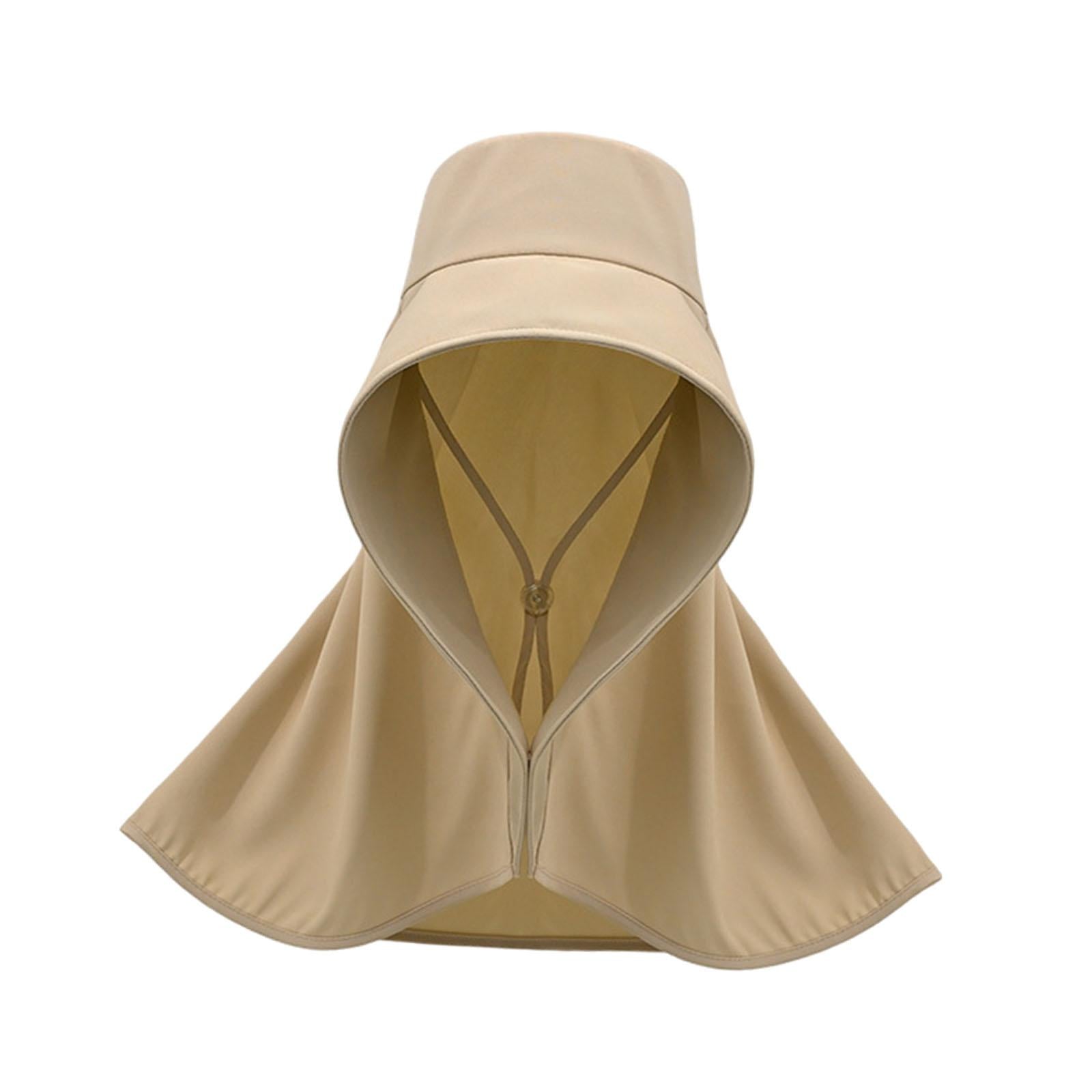 Sun Visor Hat Adjustable Beach Cap for Walking Dog Outdoor Activities Hiking Khaki