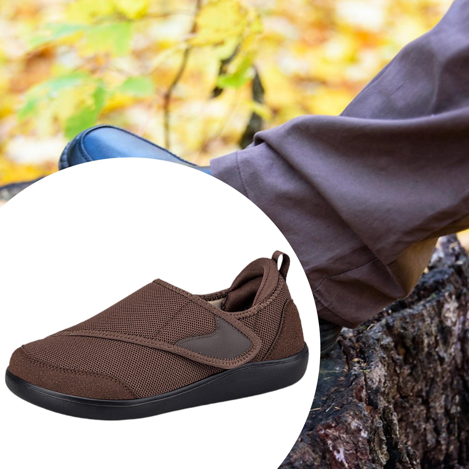 Womens Mesh Sneakers Soft Non Slip Soles Round Toe Walking Shoes 40 Brown