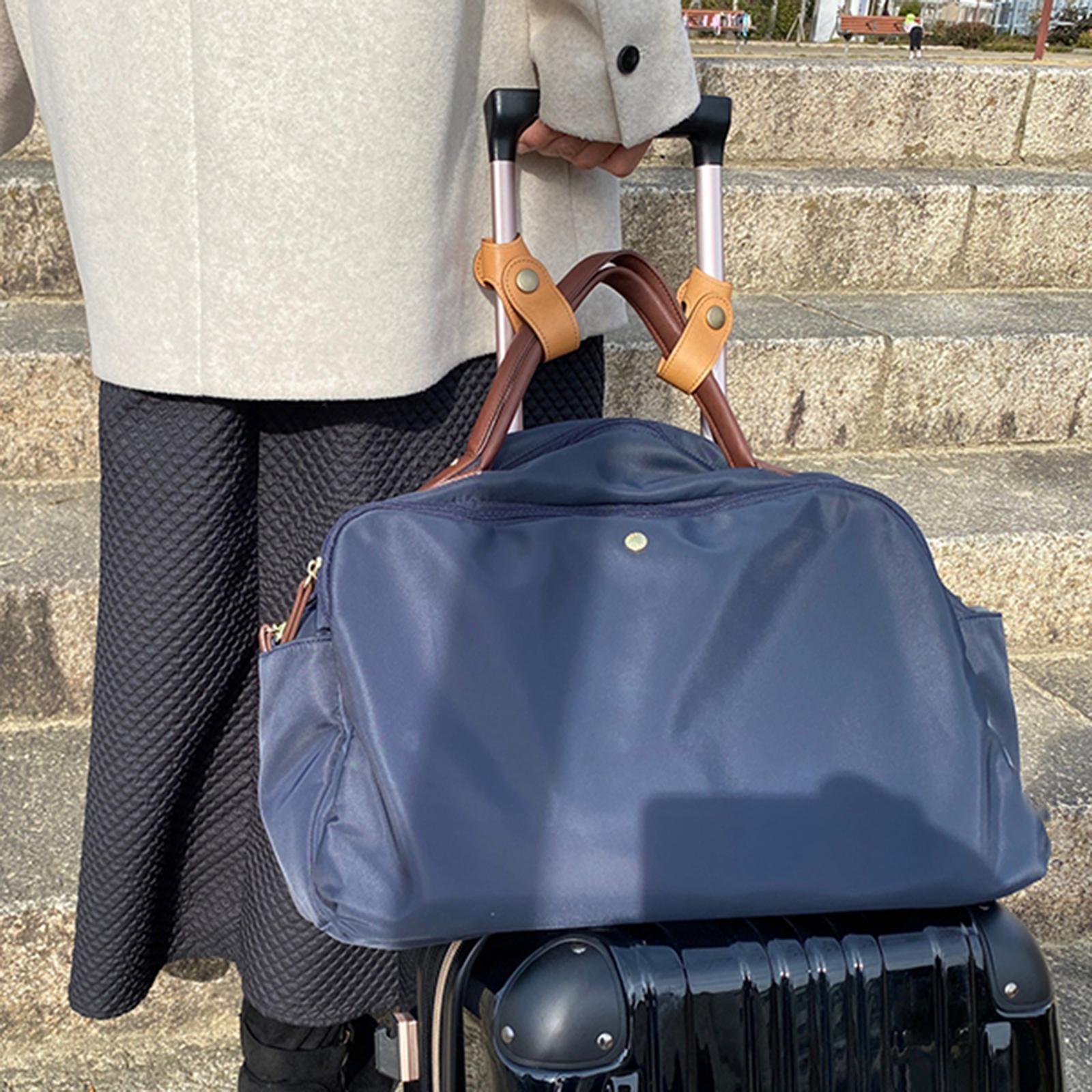 Luggage Connector Strap Buckle Holds Bags Together Suitcase Belt for Outdoor Brown