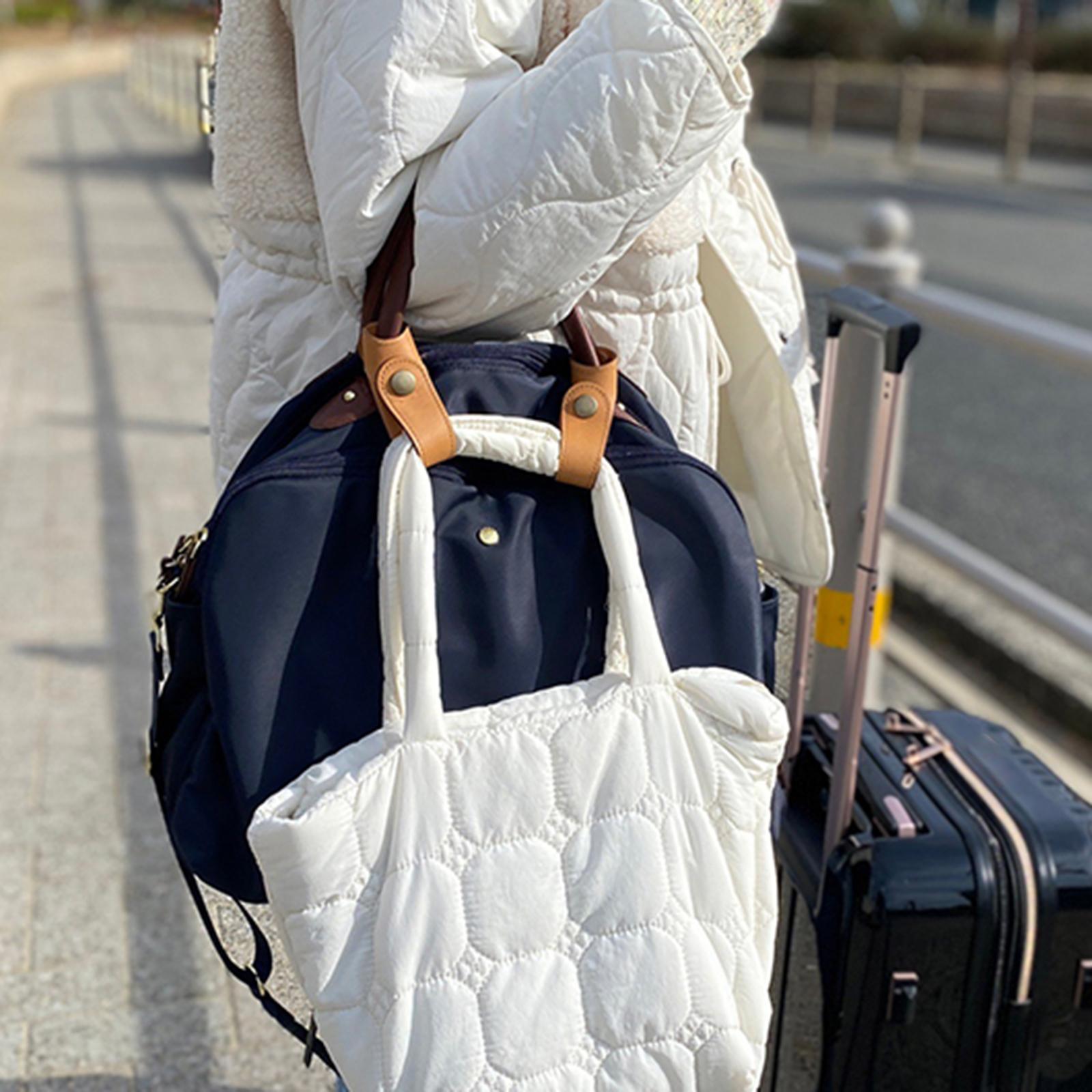 Luggage Connector Strap Buckle Holds Bags Together Suitcase Belt for Outdoor Brown