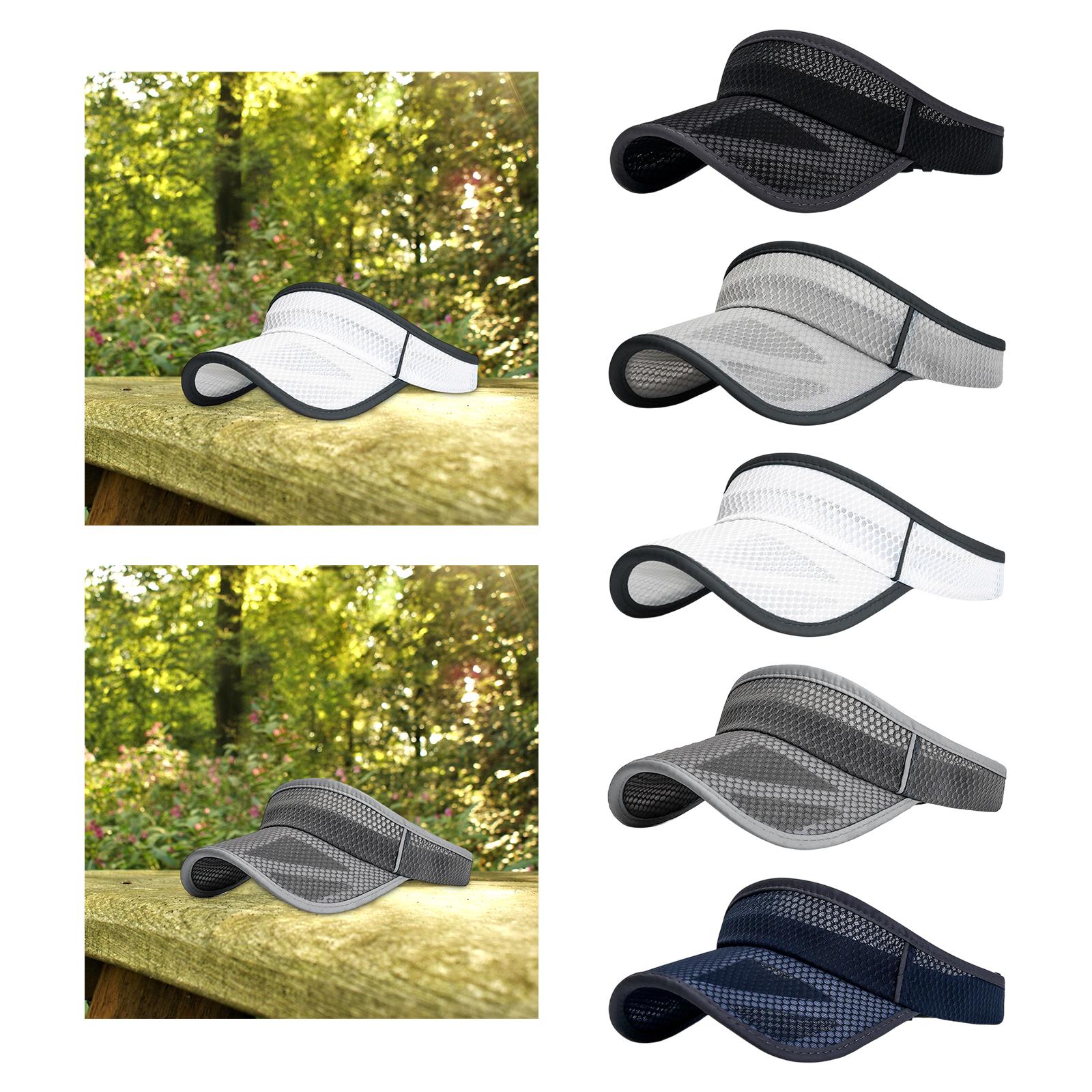 Summer Sun Hat Lightweight Outdoor Protection Cap for Vacation Tennis Sports black