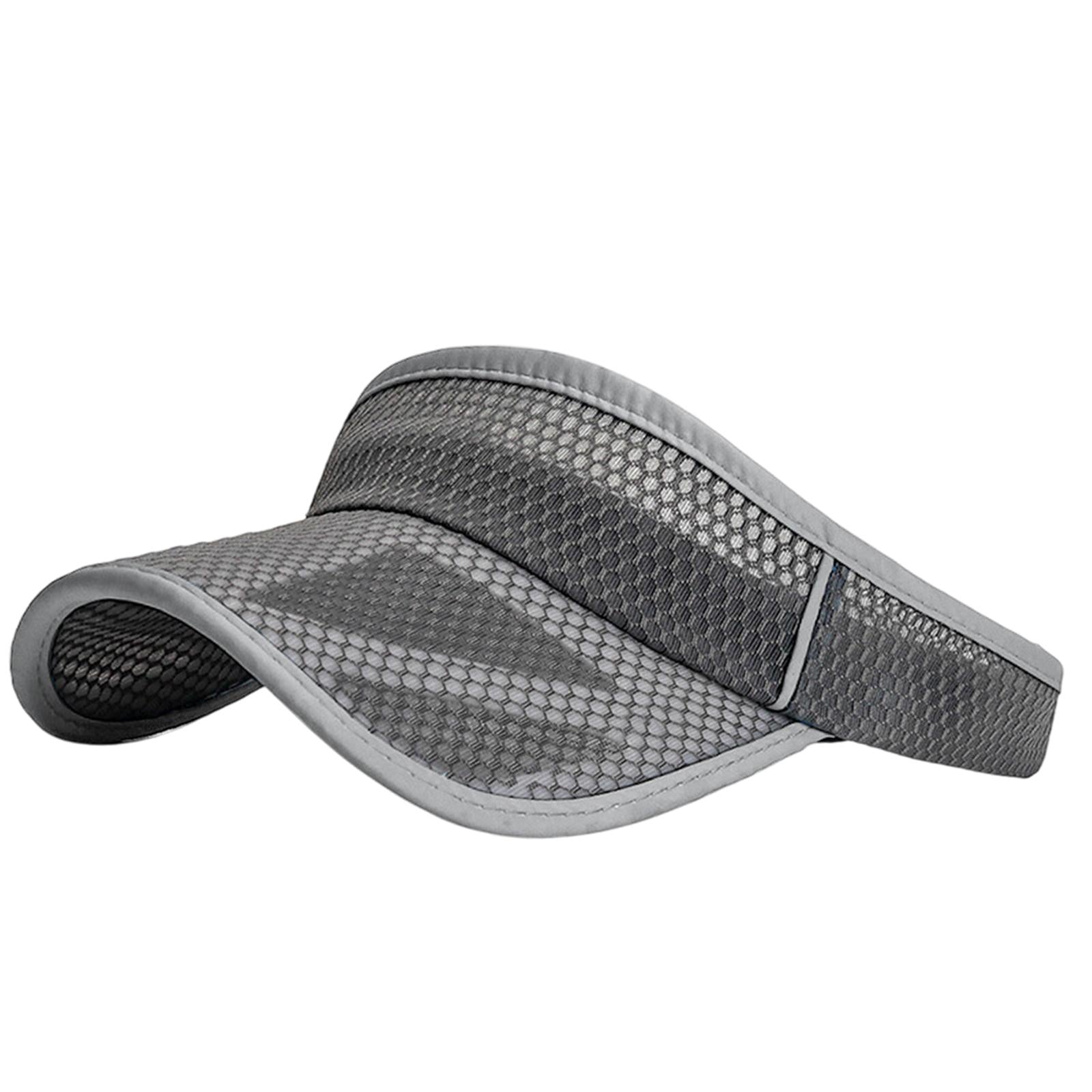 Summer Sun Hat Lightweight Outdoor Protection Cap for Vacation Tennis Sports Dark Gray