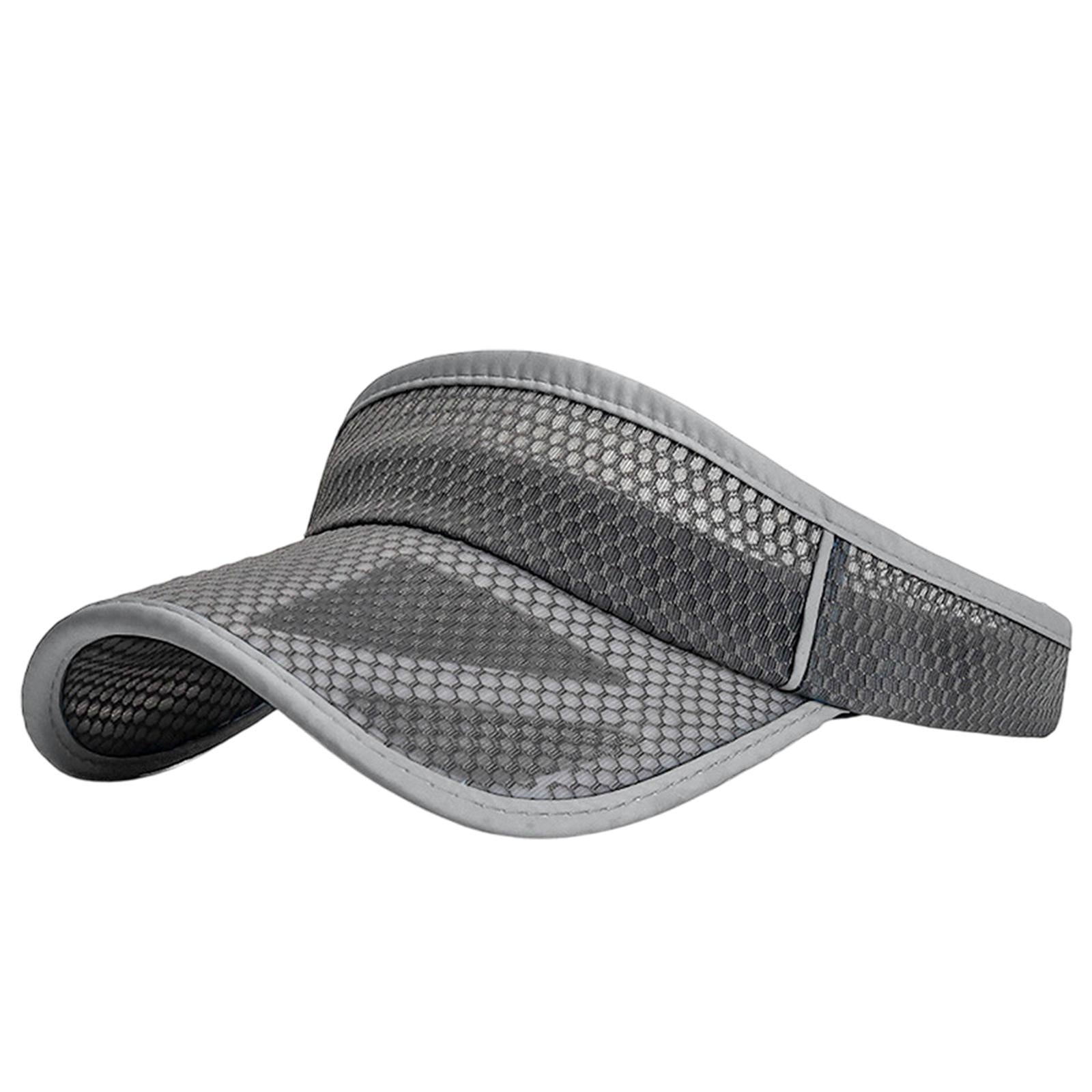Summer Sun Hat Lightweight Outdoor Protection Cap for Vacation Tennis Sports Dark Gray