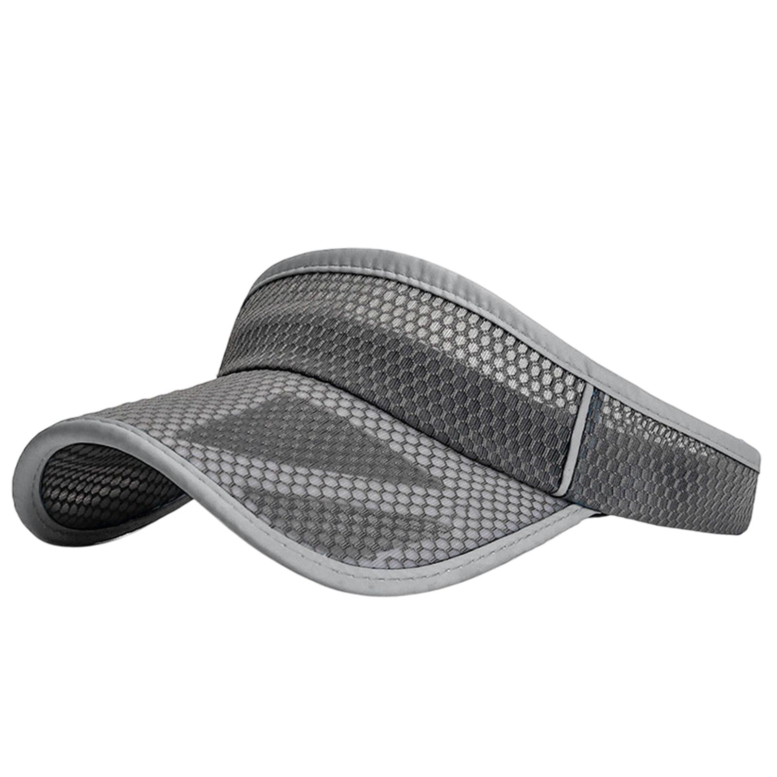 Summer Sun Hat Lightweight Outdoor Protection Cap for Vacation Tennis Sports Dark Gray