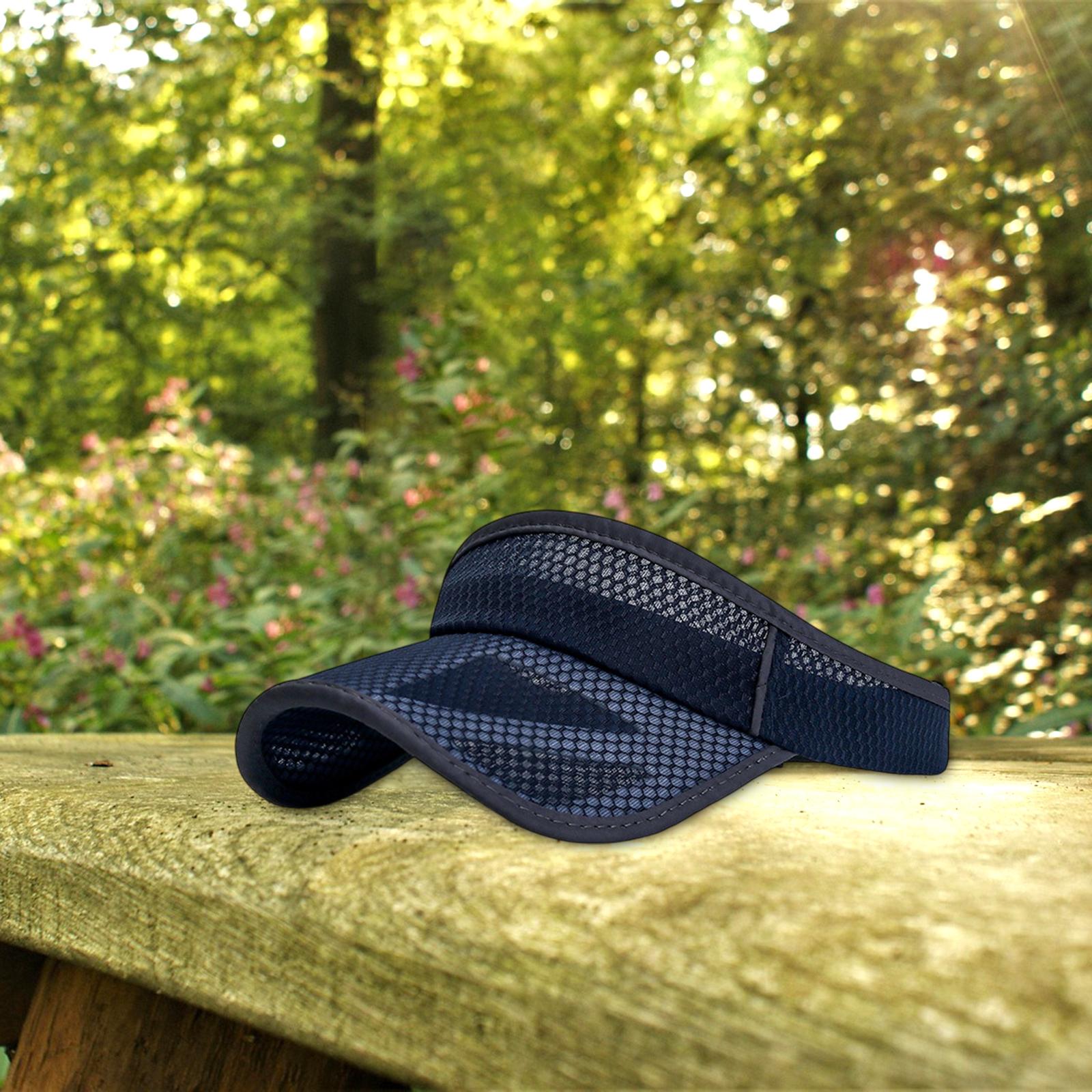 Summer Sun Hat Lightweight Outdoor Protection Cap for Vacation Tennis Sports Navy