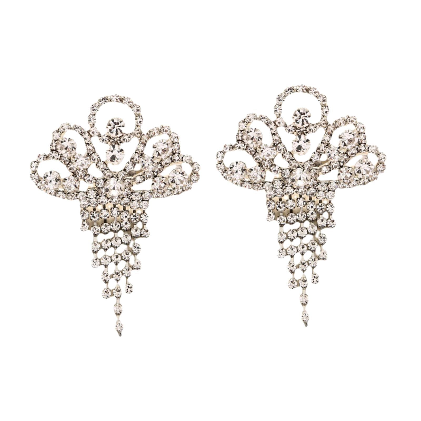 2Pcs Shoe Charm Craft for Dress Shoes for Hat Accessories Shoe Buckle Clips