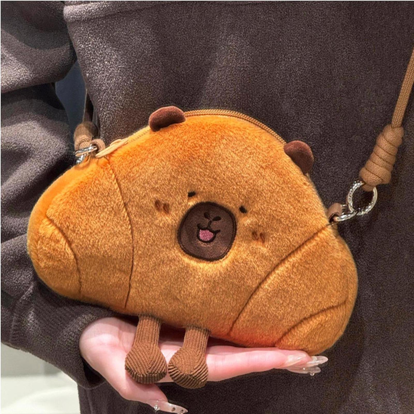 Capybara Crossbody Bag Comfortable Change Pouch for Shopping Dating Vacation