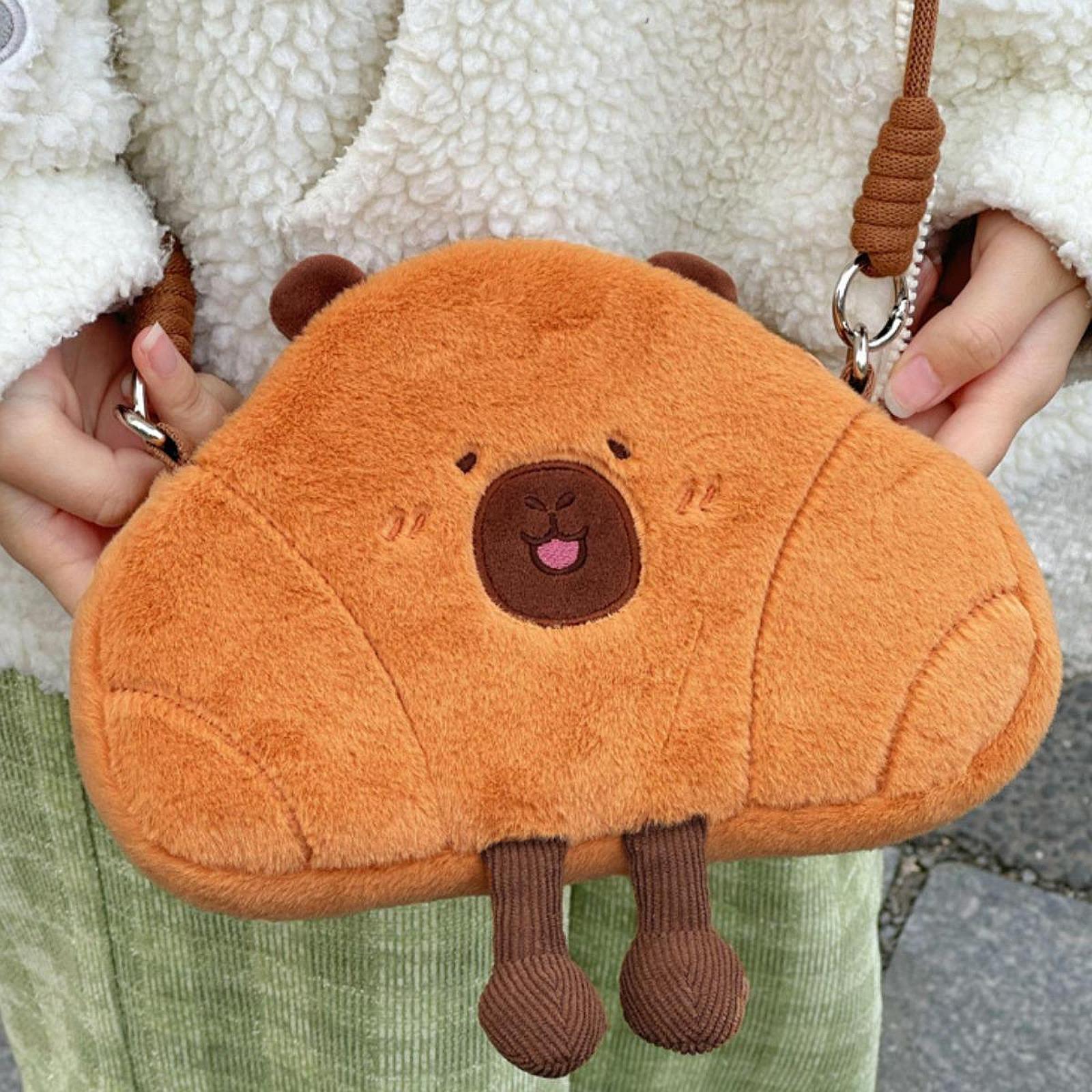Capybara Crossbody Bag Comfortable Change Pouch for Shopping Dating Vacation