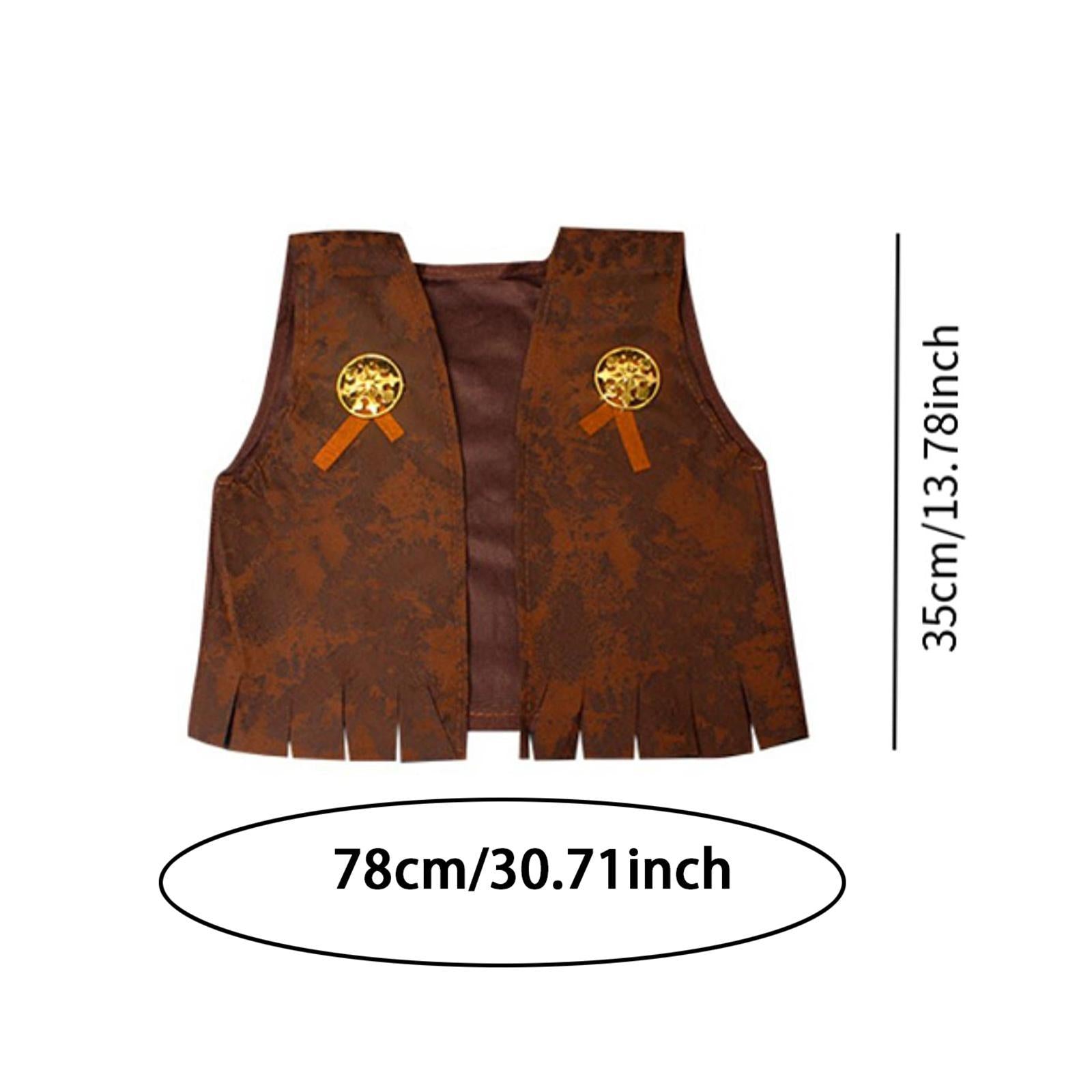 Western Cowboy Costume Set for Kids Trendy for Halloween Fancy Dress Cosplay