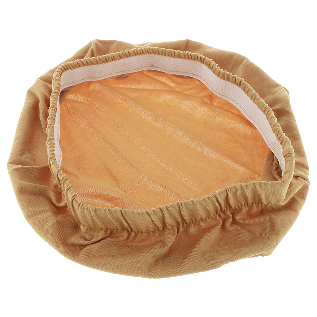 10 Pieces Elastic Bar Stool Covers Round Chair Seat Cover Cushion Gold