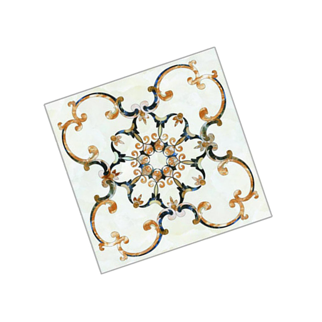 20Pcs Waterproof Wall Tile Floor Sticker Peel and Stick Room Decor Decal E