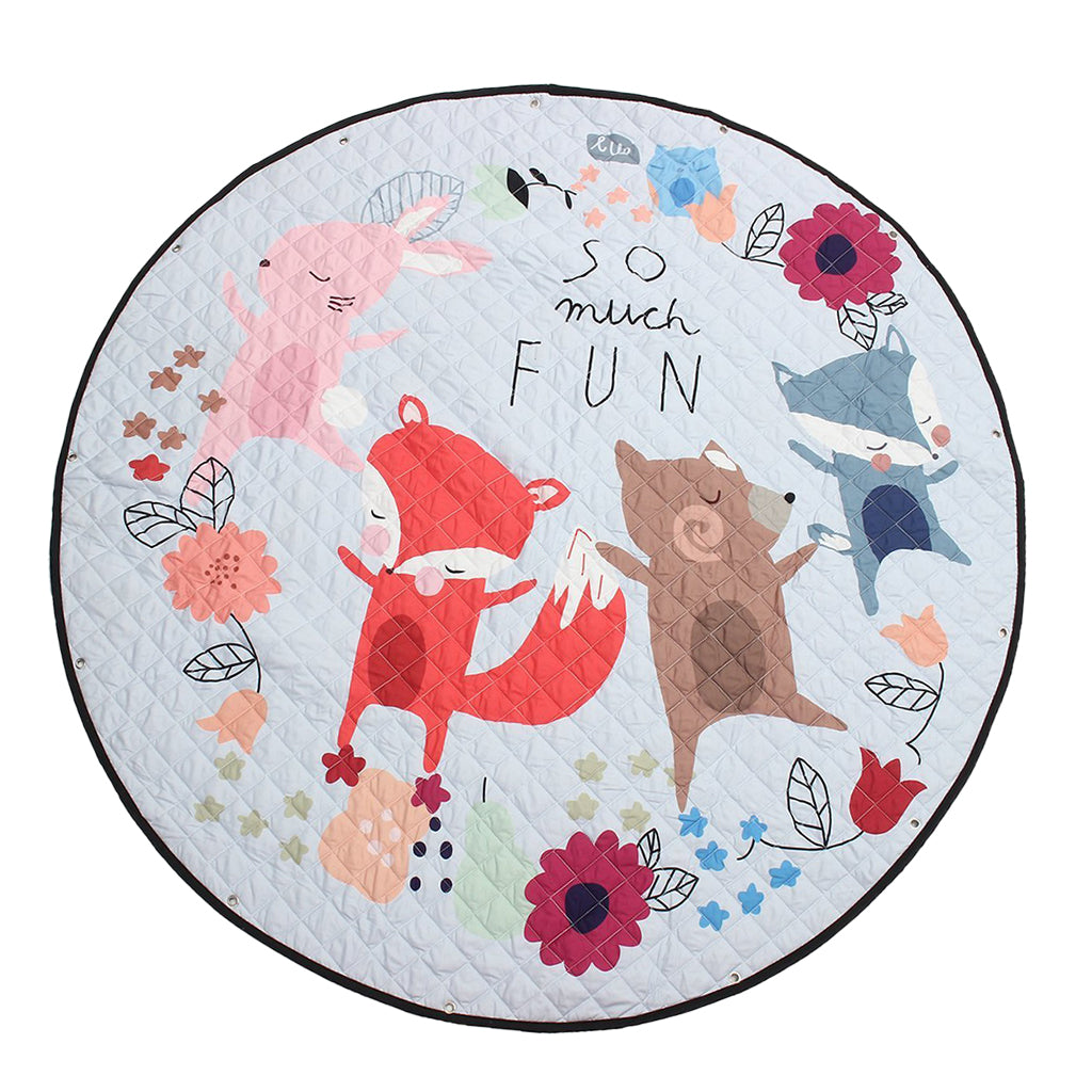 Foldable Baby Play Mat Floor Carpet Rug Crawling Blanket Friend