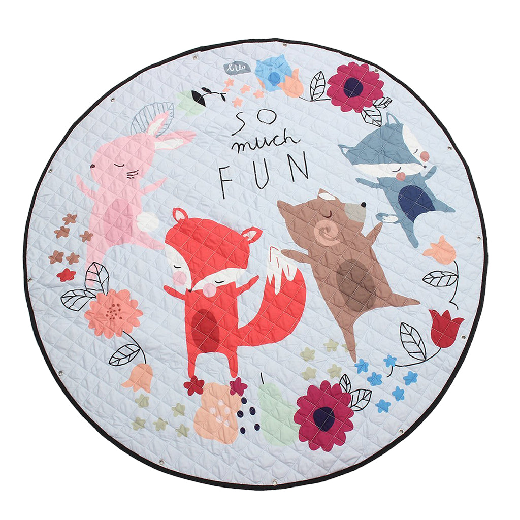Foldable Baby Play Mat Floor Carpet Rug Crawling Blanket Friend