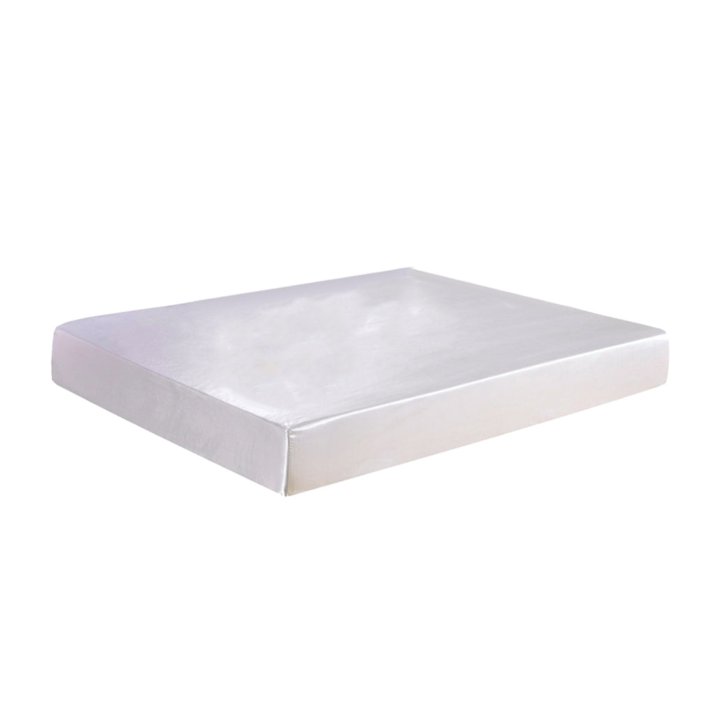 Home Textile Bed Sheet Solid Fitted Sheets 198x203x30cm White