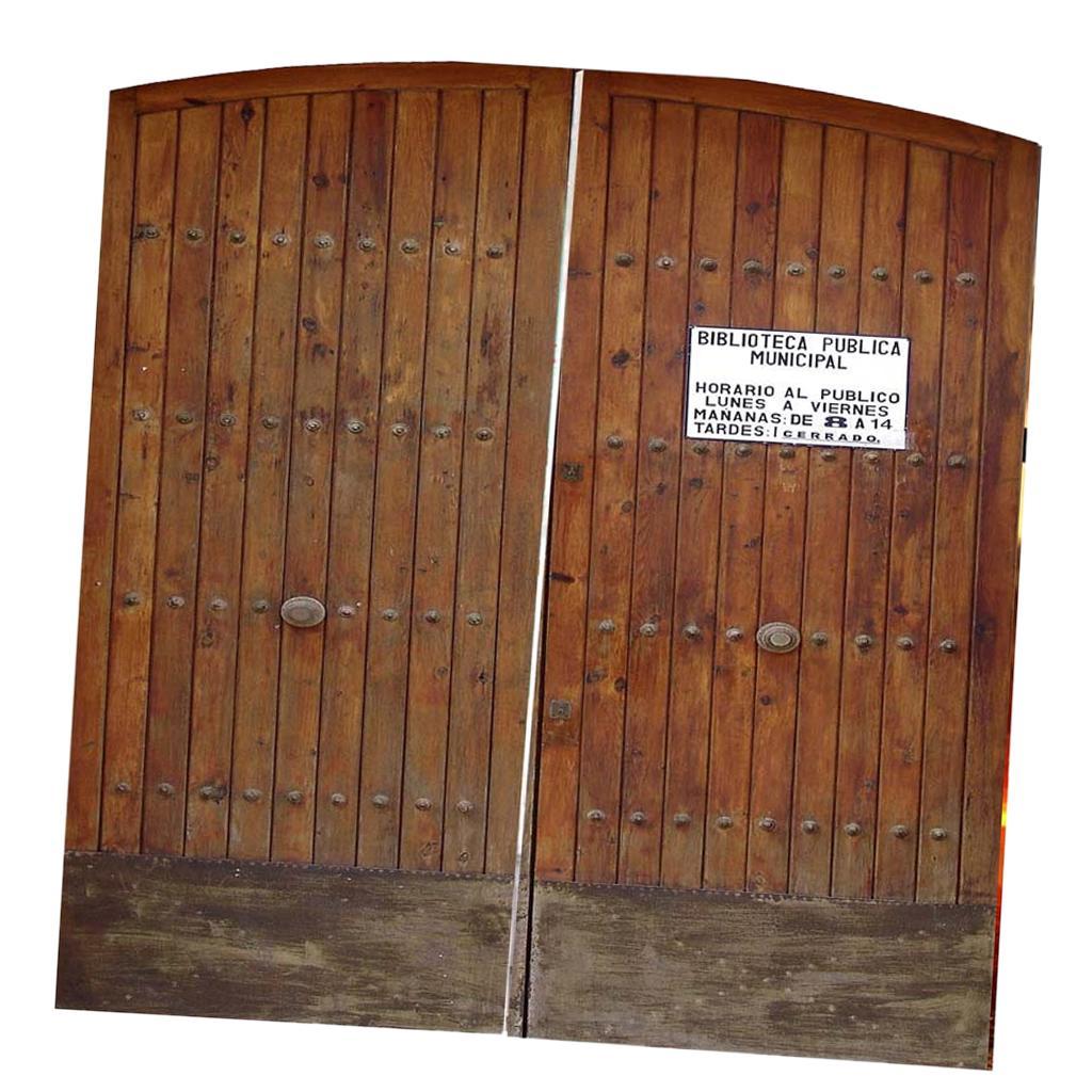 2 Panels Digital Printing Thermal Insulated 3D Curtains Vintage Wood Door