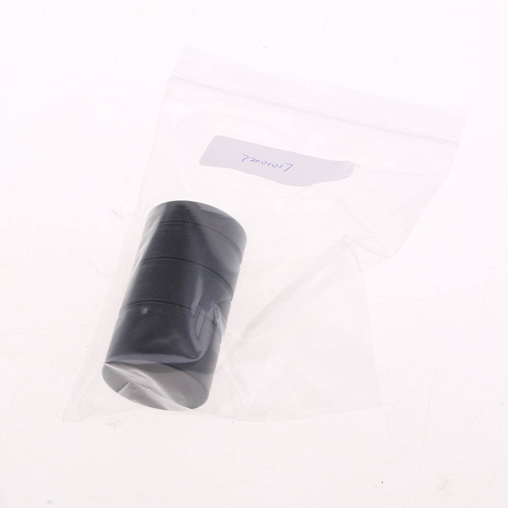 1 Pair Curtain Decorative Pole/Rod Finials Ends Heads 22mm Black Cylinder