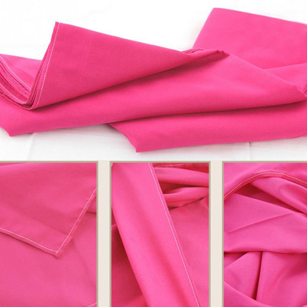 Soft Beauty Massage SPA Treatment Bed Cover Sheet With Breath Hole Hot Pink