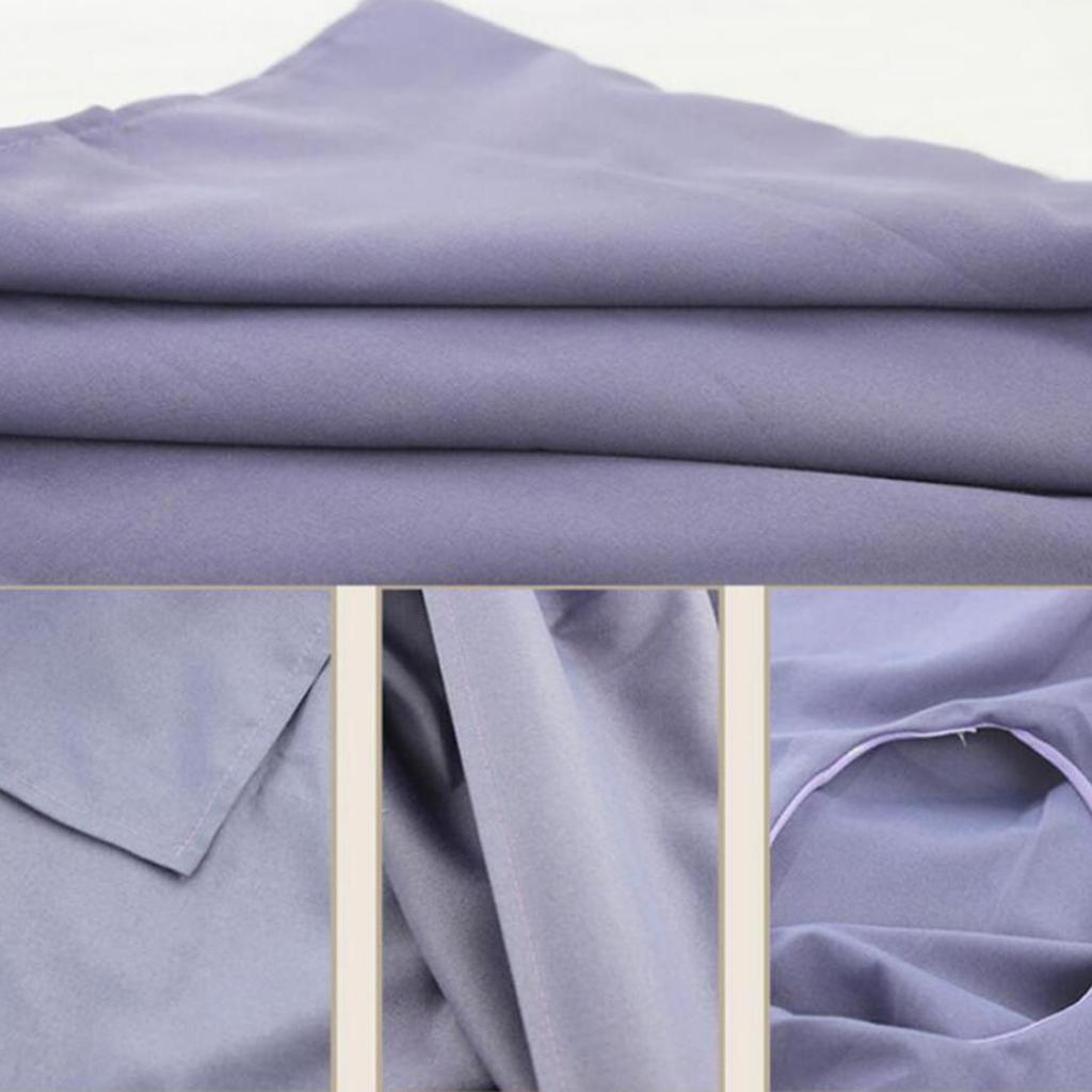 Soft Beauty Massage SPA Treatment Bed Cover Sheet With Breath Hole Purple
