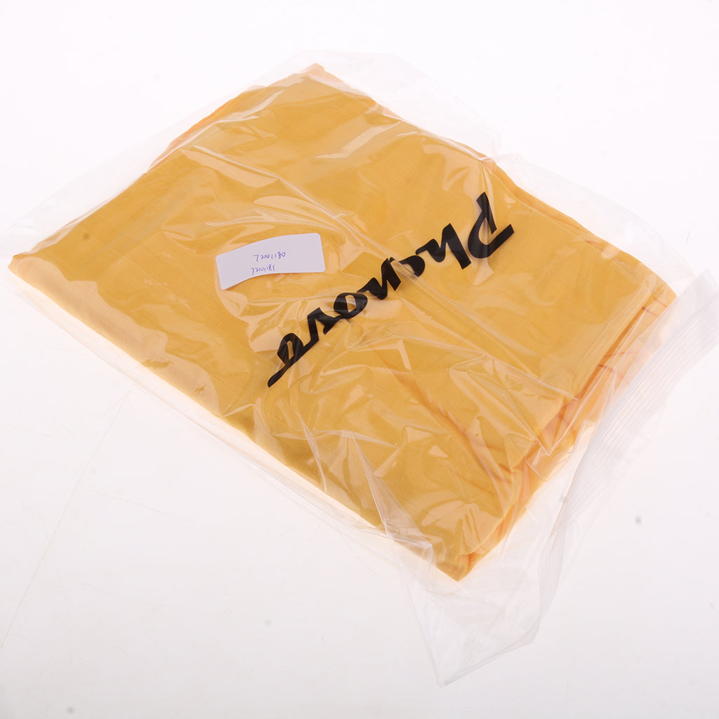 Cotton Waterproof SPA Massage Bed Cover Sheet w/ Face Hole Yellow, 190x80cm