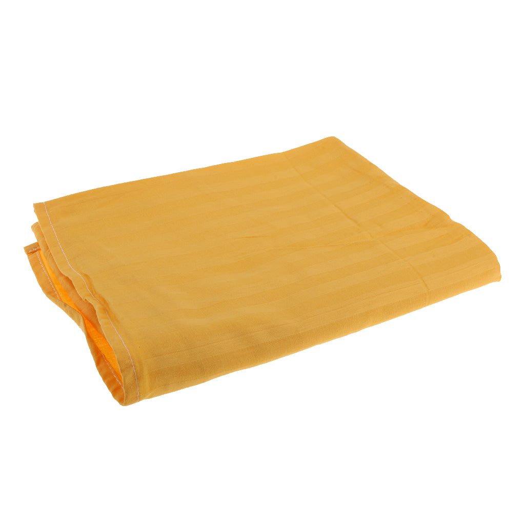 Cotton Waterproof SPA Massage Bed Cover Sheet w/ Face Hole Yellow, 190x80cm