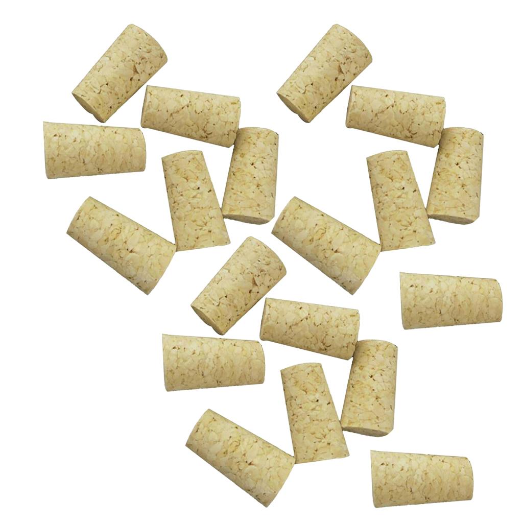 20 Pieces Tapered Cork Stopper Wine Bottle Wooden Corks For Red Wine Bottle