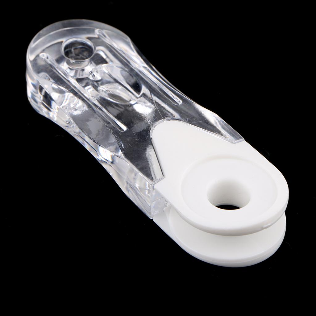 5Pcs Window Curtain Hardware Accessories White