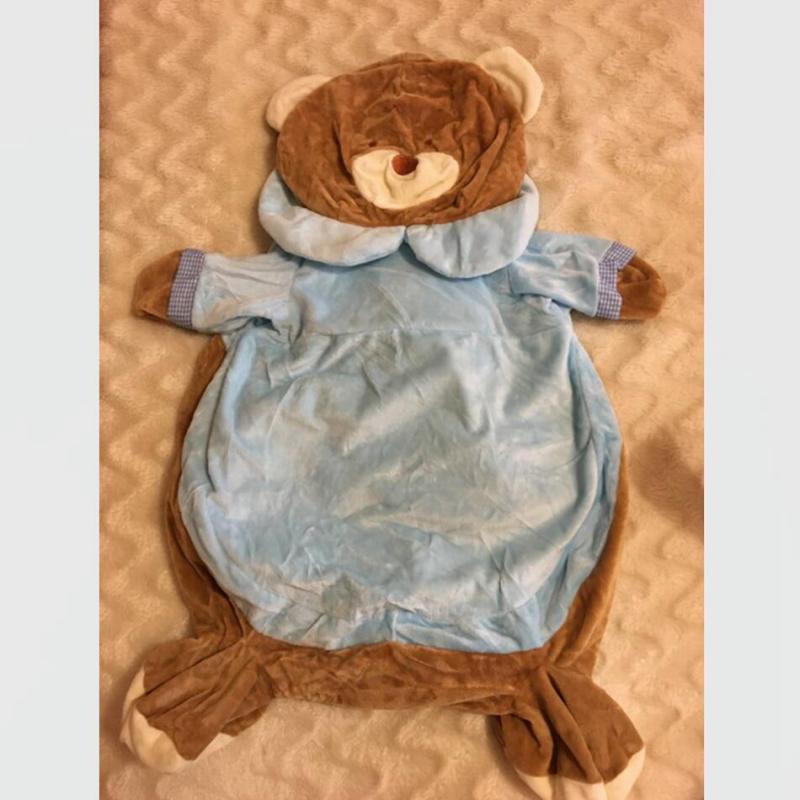 Adorable Children Seat Sofa Cover Armchair Baby Chair Bean Bag 02 Blue
