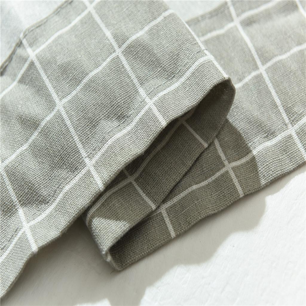 Window Balcony Rod Grid Short Curtain for Home Kitchen Cabinet Panel Gray Grid